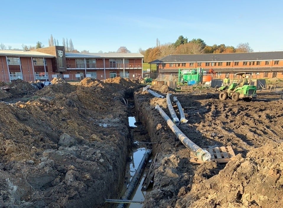 1. Groundworks for a GSHP